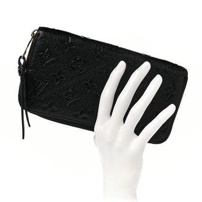 Louis Vuitton Empreinte Zippy Wallet Black Yellow 2 of 8
