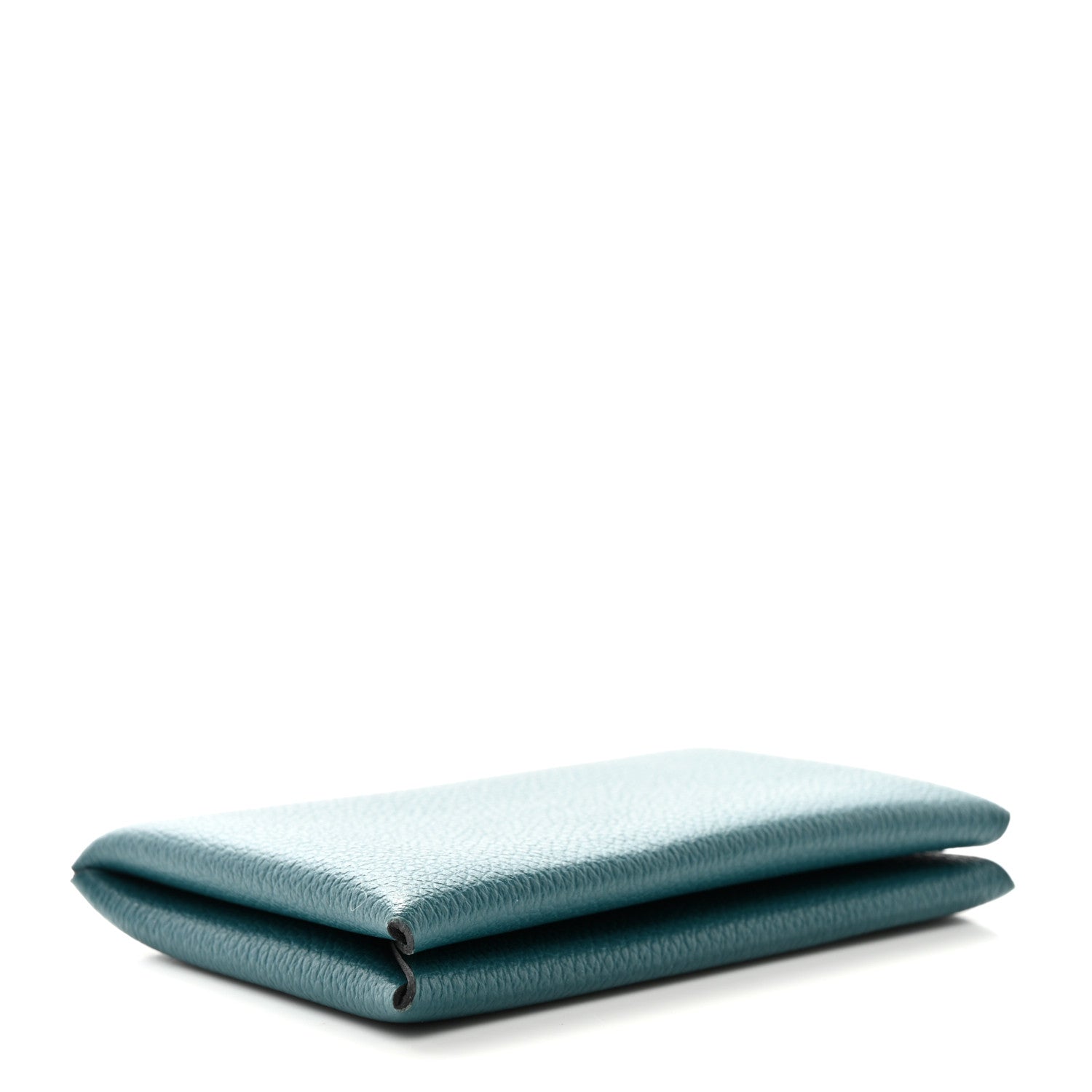 Hermes Evercolor Calvi Card Case Vert Bosphore 4 of 7