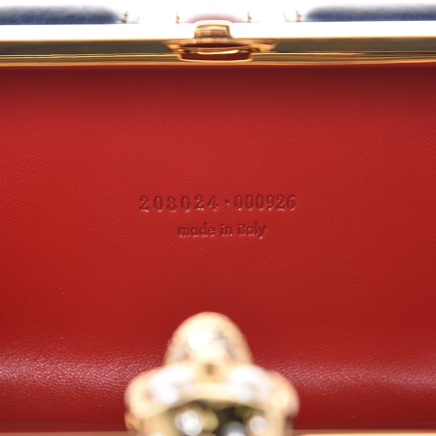 Alexander McQueen Patent Calfskin Britannia Skull Box Clutch Red Blue 7 of 8