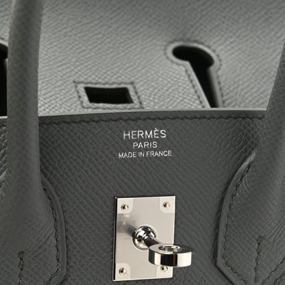 Hermes Epsom Birkin Sellier 25 Vert Amande 7 of 11