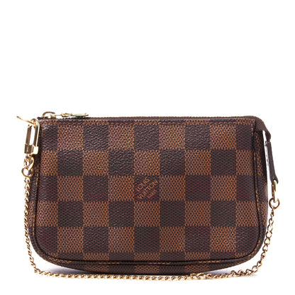 Louis Vuitton Damier Ebene Mini Pochette Accessories 1 of 7