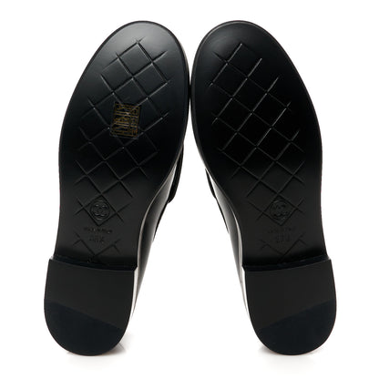 Chanel Lambskin Quilted CC Turnlock Loafers 36.5 Black 6 of 9