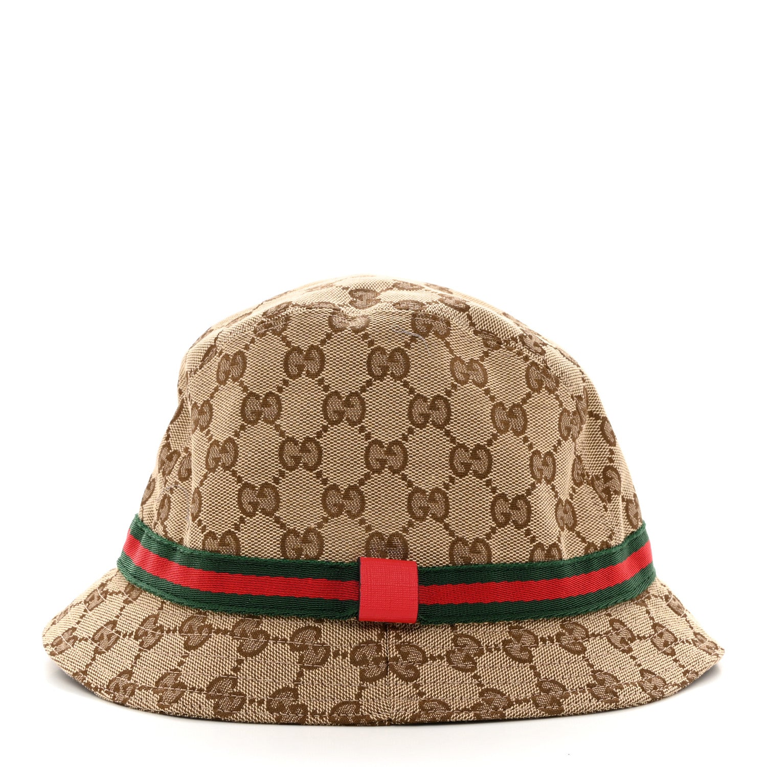 Gucci Monogram Web Childrens Fedora L Brown 5 of 11