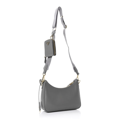 Prada Saffiano Re-Edition 2005 Shoulder Bag Ardesia 3 of 10