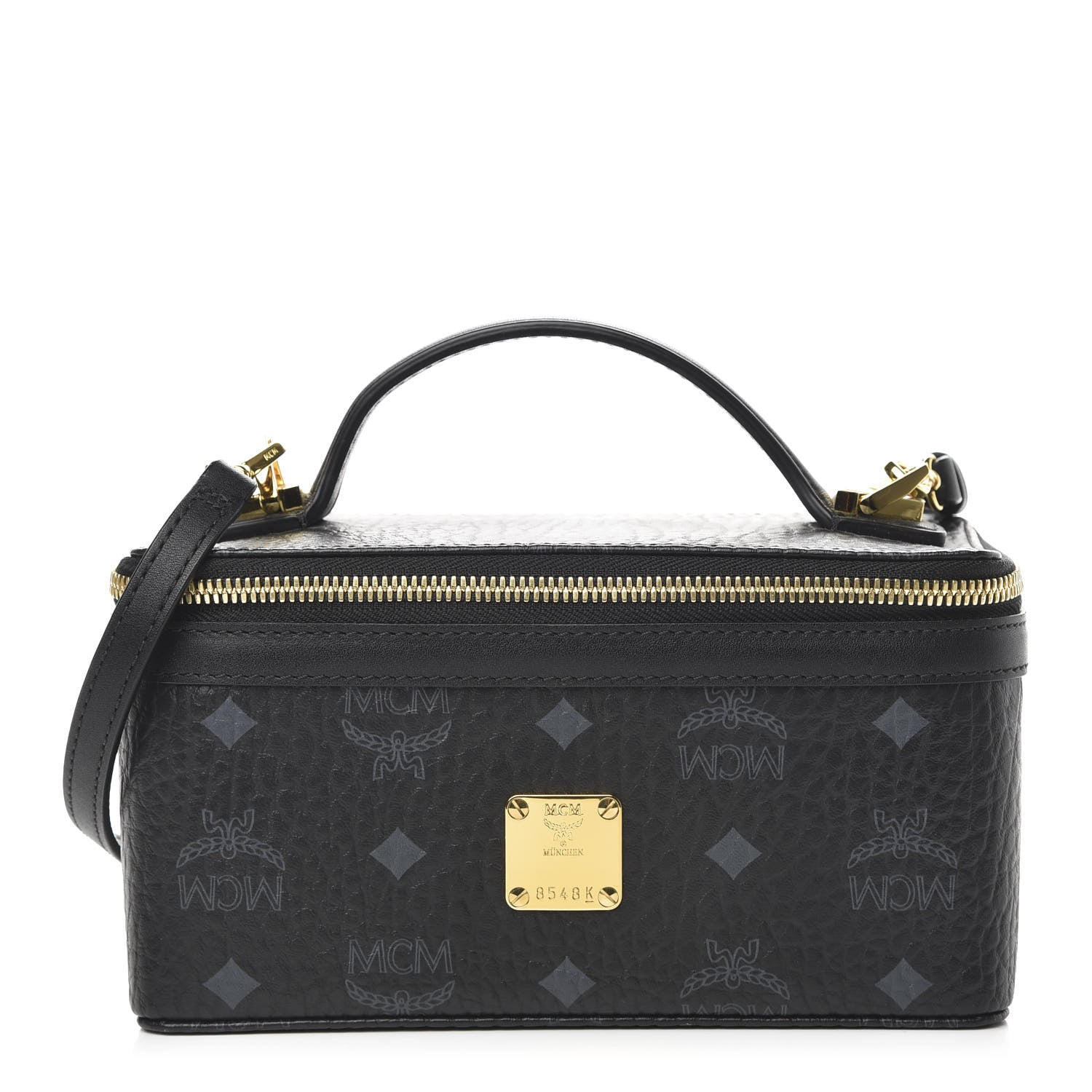 MCM Visetos Vanity Case Black 1 of 8