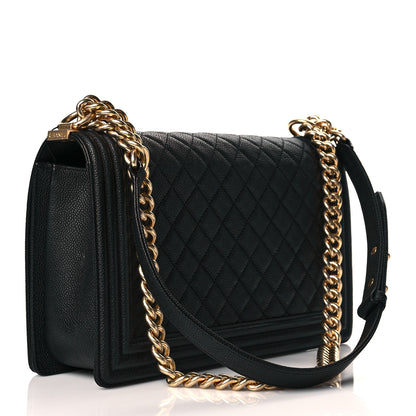 Chanel Calfskin Quilted New Medium Boy Flap Black 2 of 10