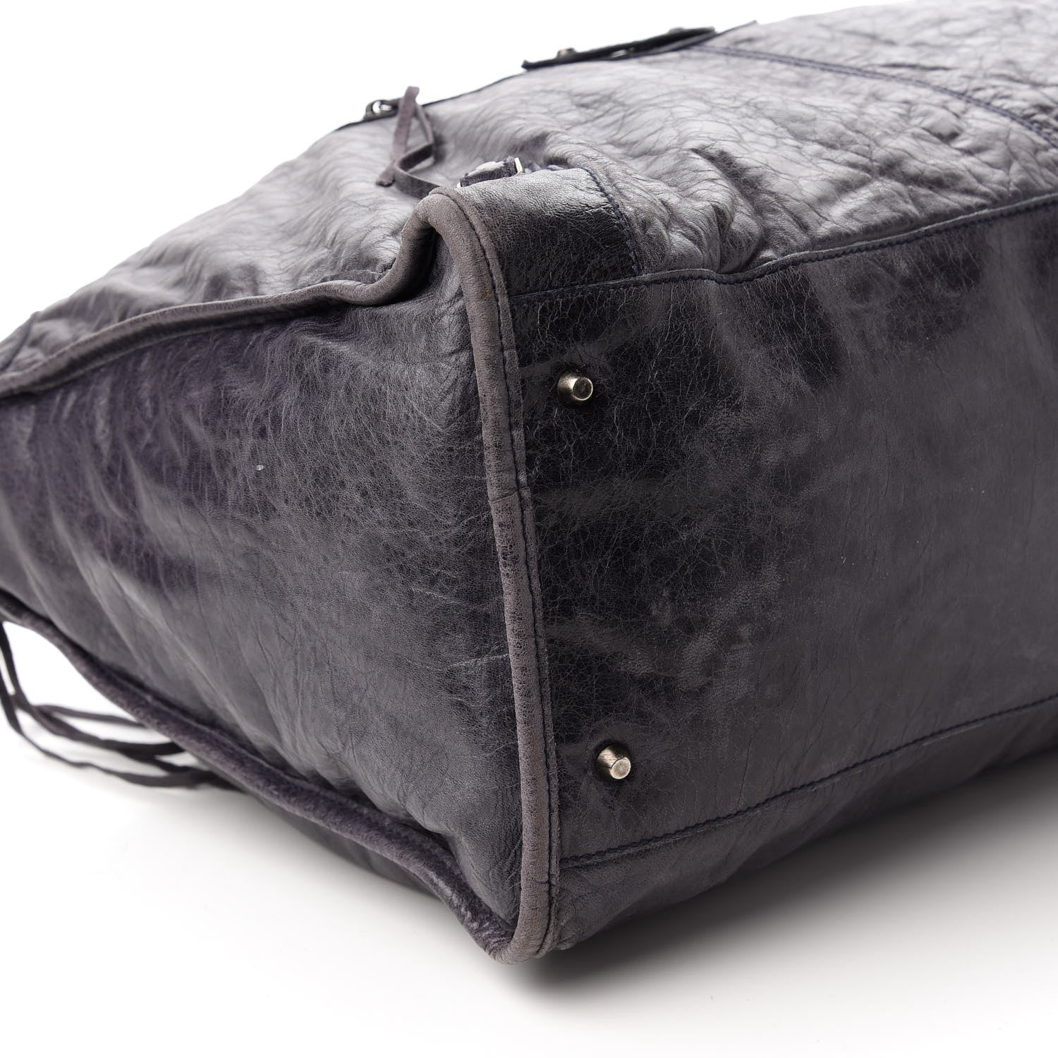 Balenciaga Agneau Classic Hardware Weekender Ink 6 of 11