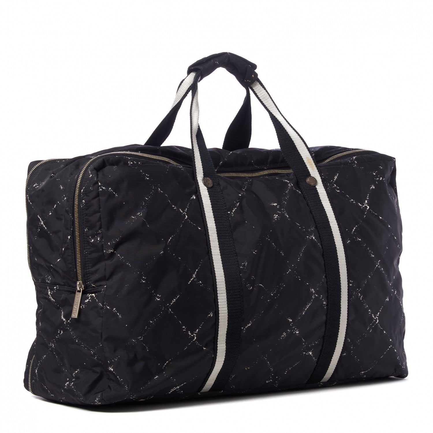 Chanel Nylon Travel Boston Black 2 of 10