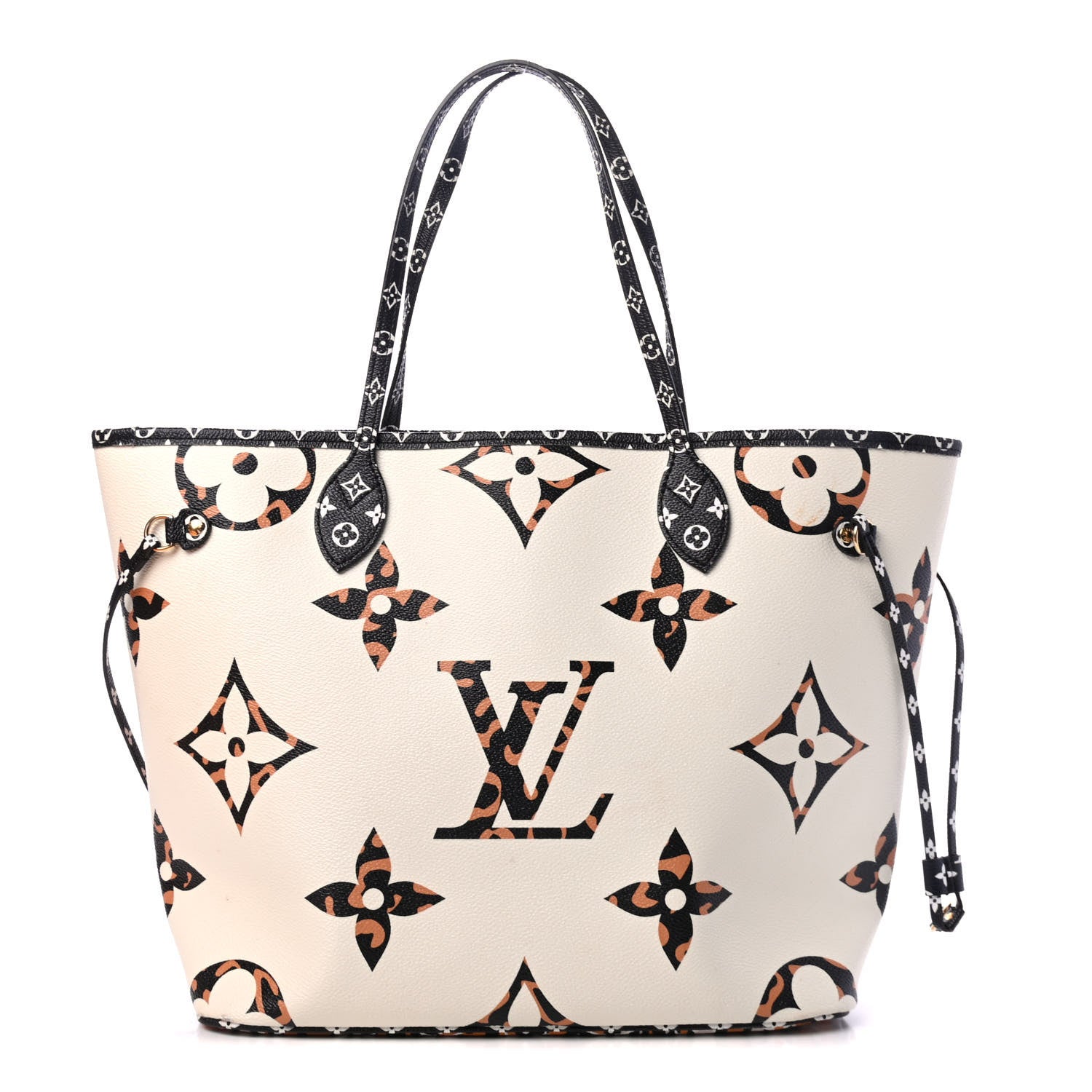 Louis Vuitton Monogram Giant Jungle Neverfull MM Ivory 1 of 4