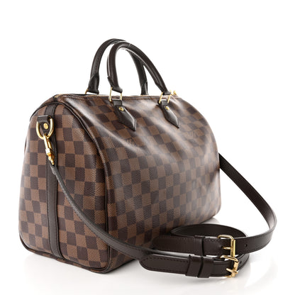 Louis Vuitton Damier Ebene Speedy Bandouliere 30 3 of 13