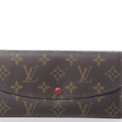 Louis Vuitton Monogram Emilie Wallet Red 8 of 15