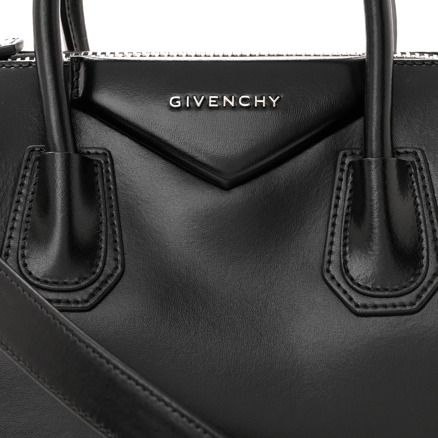 Givenchy Shiny Lord Calfskin Small Antigona Black 8 of 11