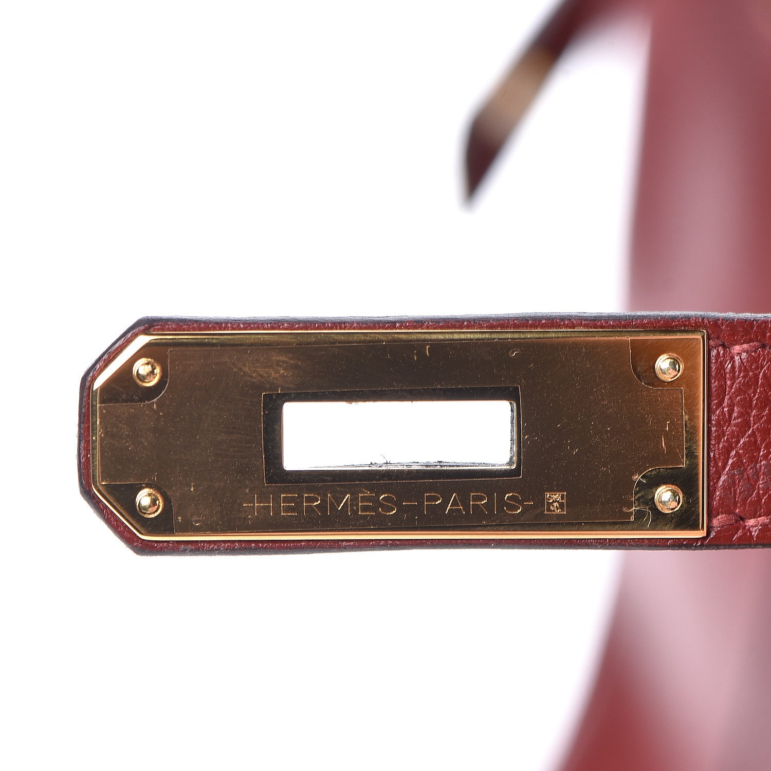 Hermes Taurillon Clemence Birkin 35 Rouge H 28 of 37
