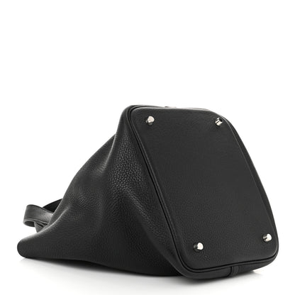 Hermes Taurillon Clemence Picotin Lock 22 MM Black 4 of 10