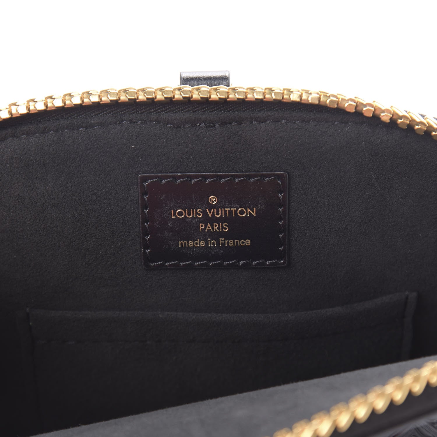 Louis Vuitton Embossed Monogram Midnight LV Moon Pochette Black 6 of 8