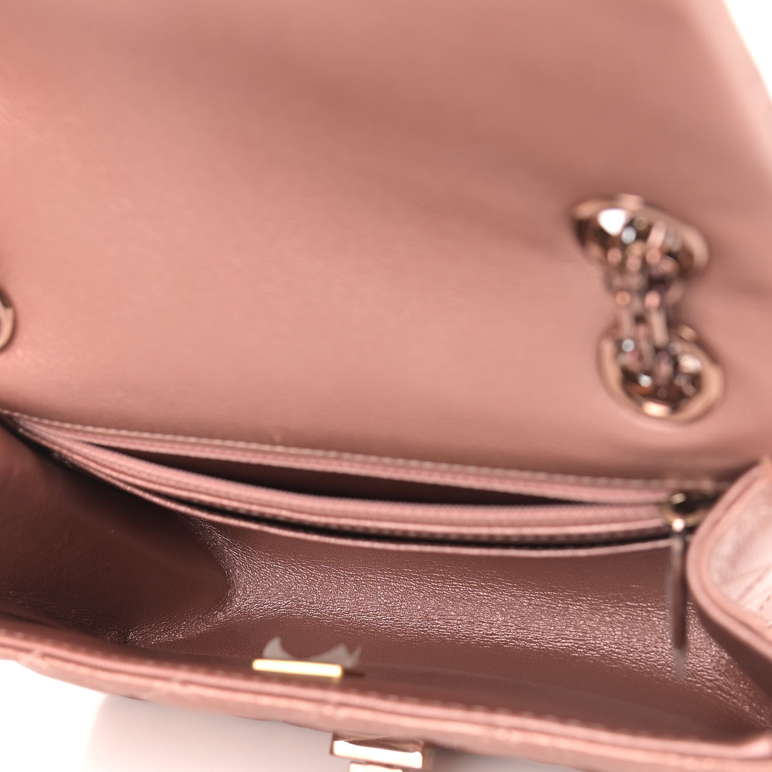 Chanel Metallic Grained Calfskin Quilted 2.55 Reissue Mini Flap Copper Pink 5 of 10