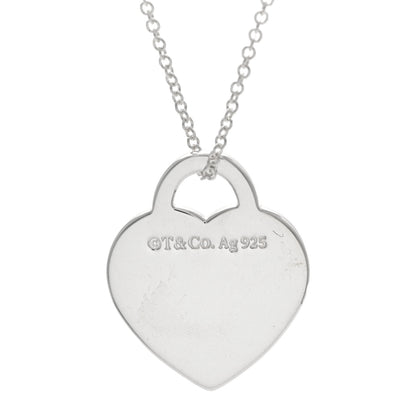 Tiffany Sterling Silver Small Return To Tiffany Heart Pendant Necklace 6 of 7