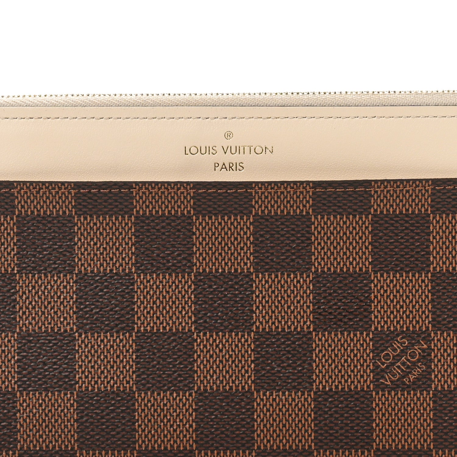 Louis Vuitton Damier Ebene Slim Purse Cream 7 of 10