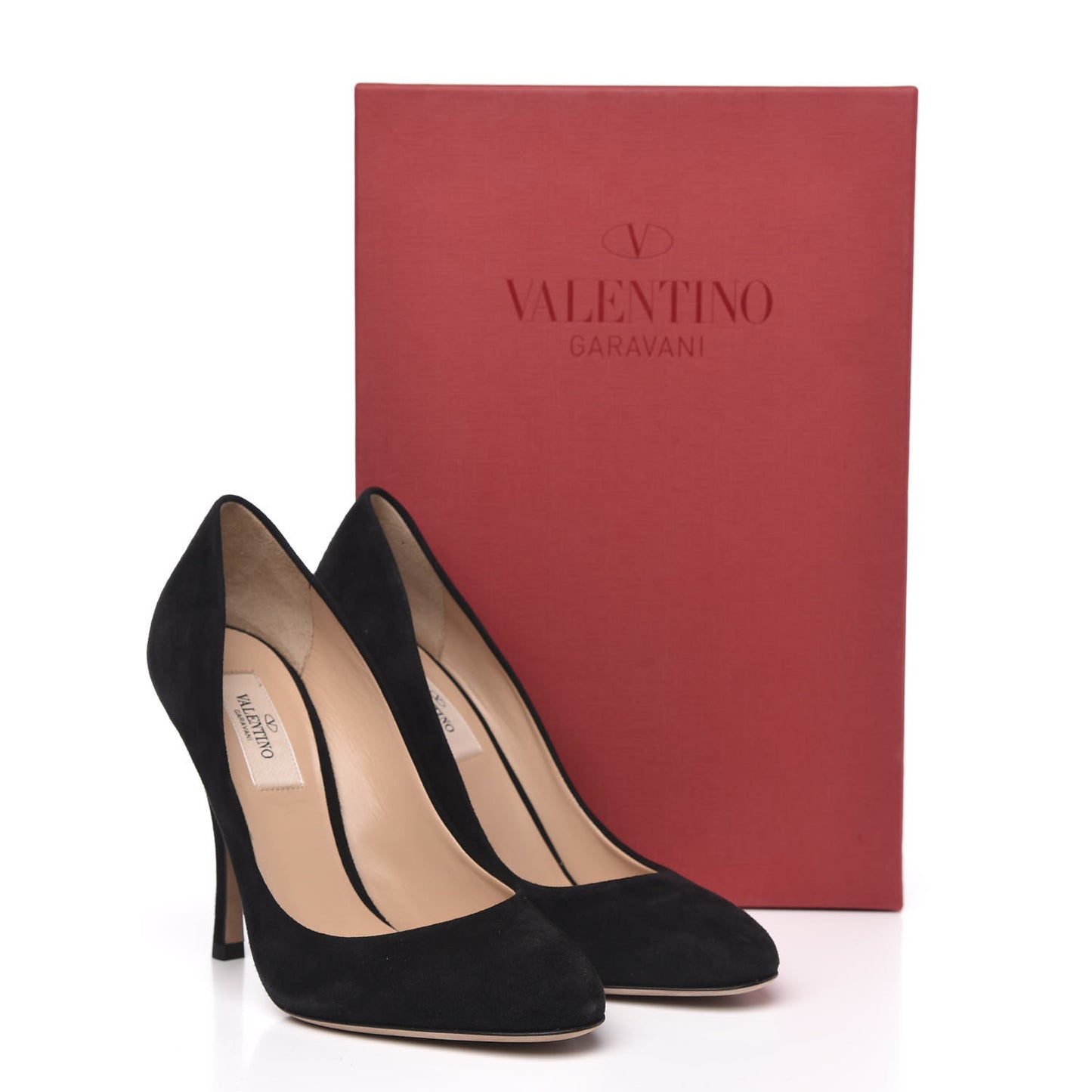 Suede Rockstud Pumps 36 Black