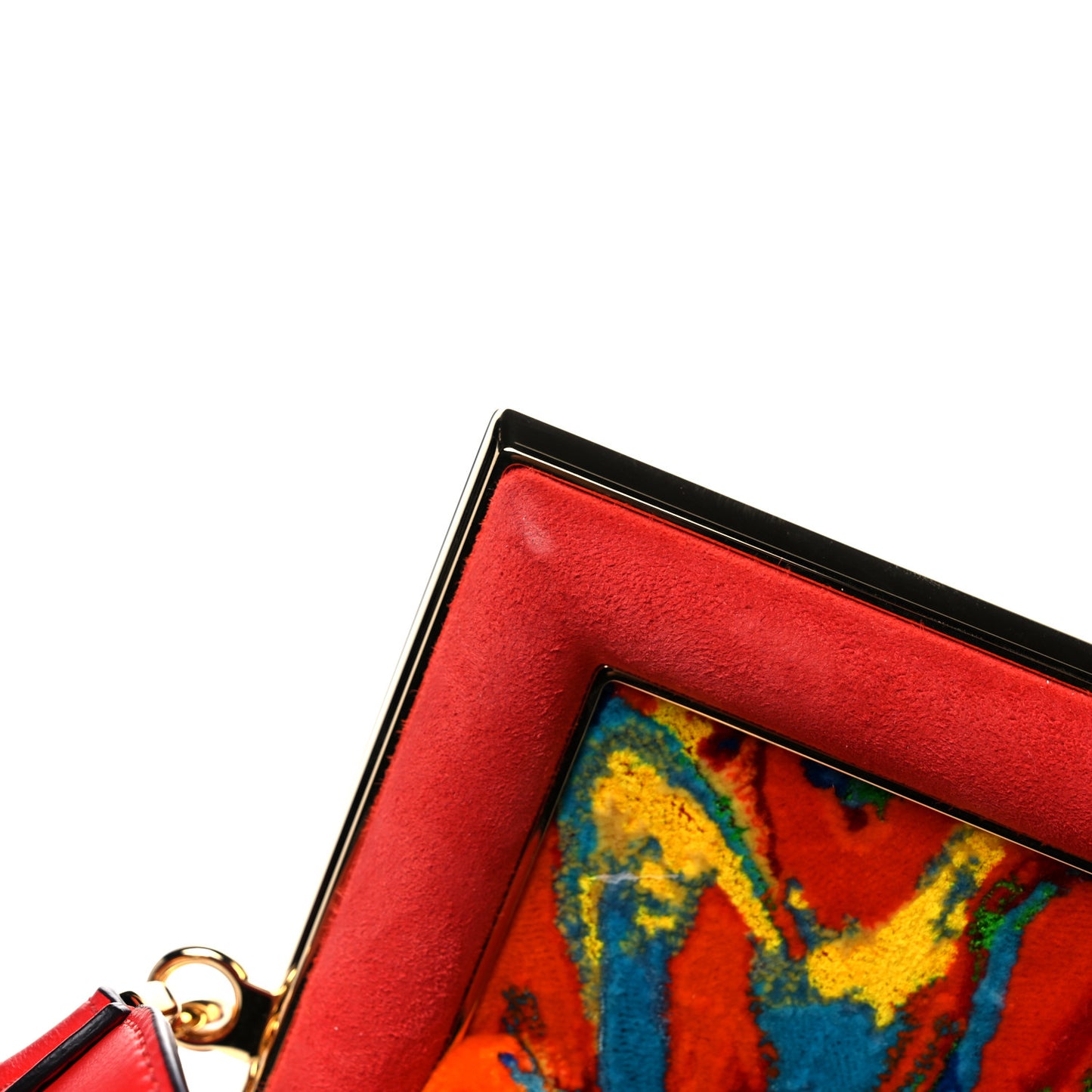 Velvet Marble Medium Fendi First Rosso Multicolor