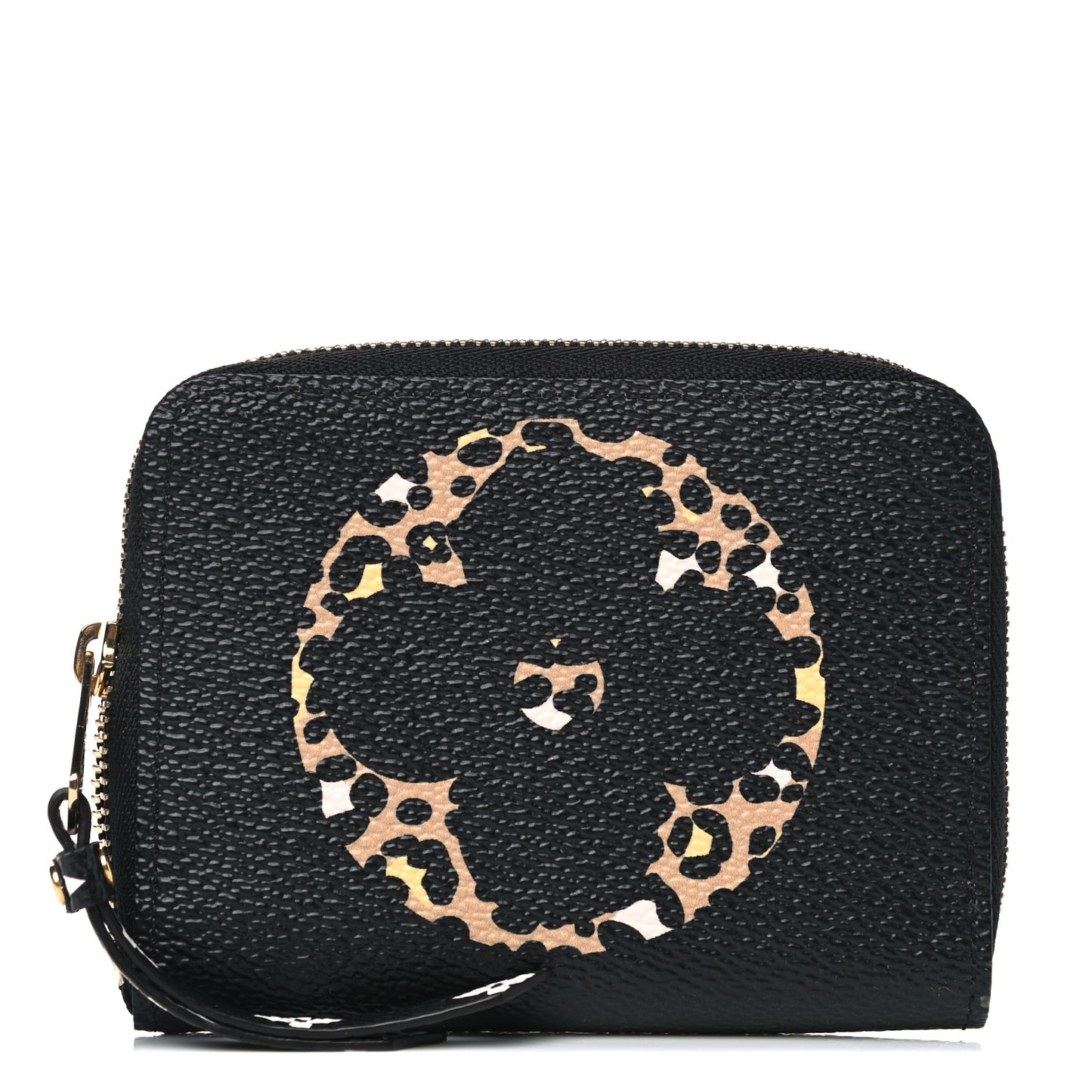 Monogram Giant Jungle Zippy Coin Purse Black