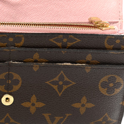 Louis Vuitton Monogram Sarah Wallet NM Rose Ballerine 13 of 14