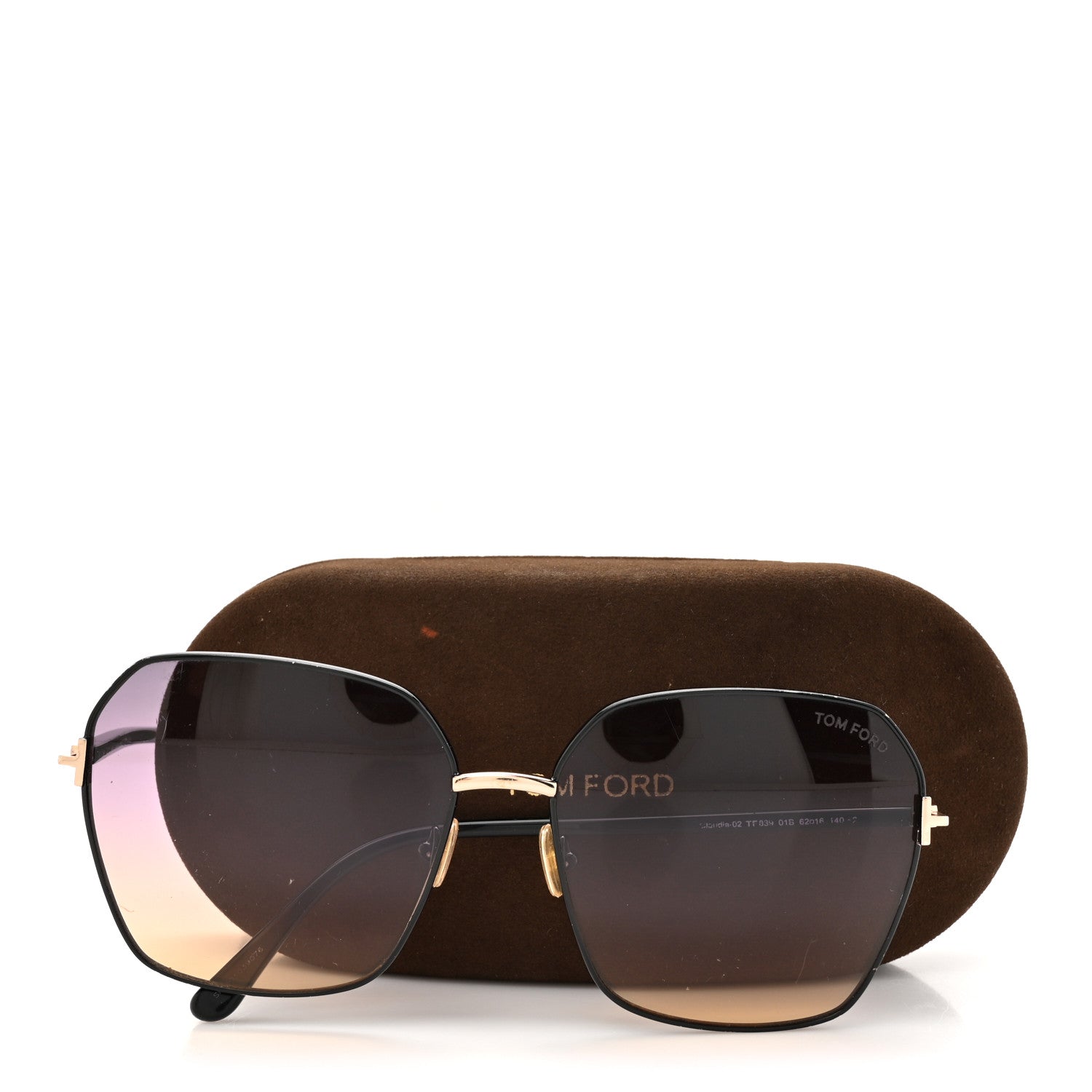 Tom Ford Claudia TF839 Sunglasses Black 8 of 8