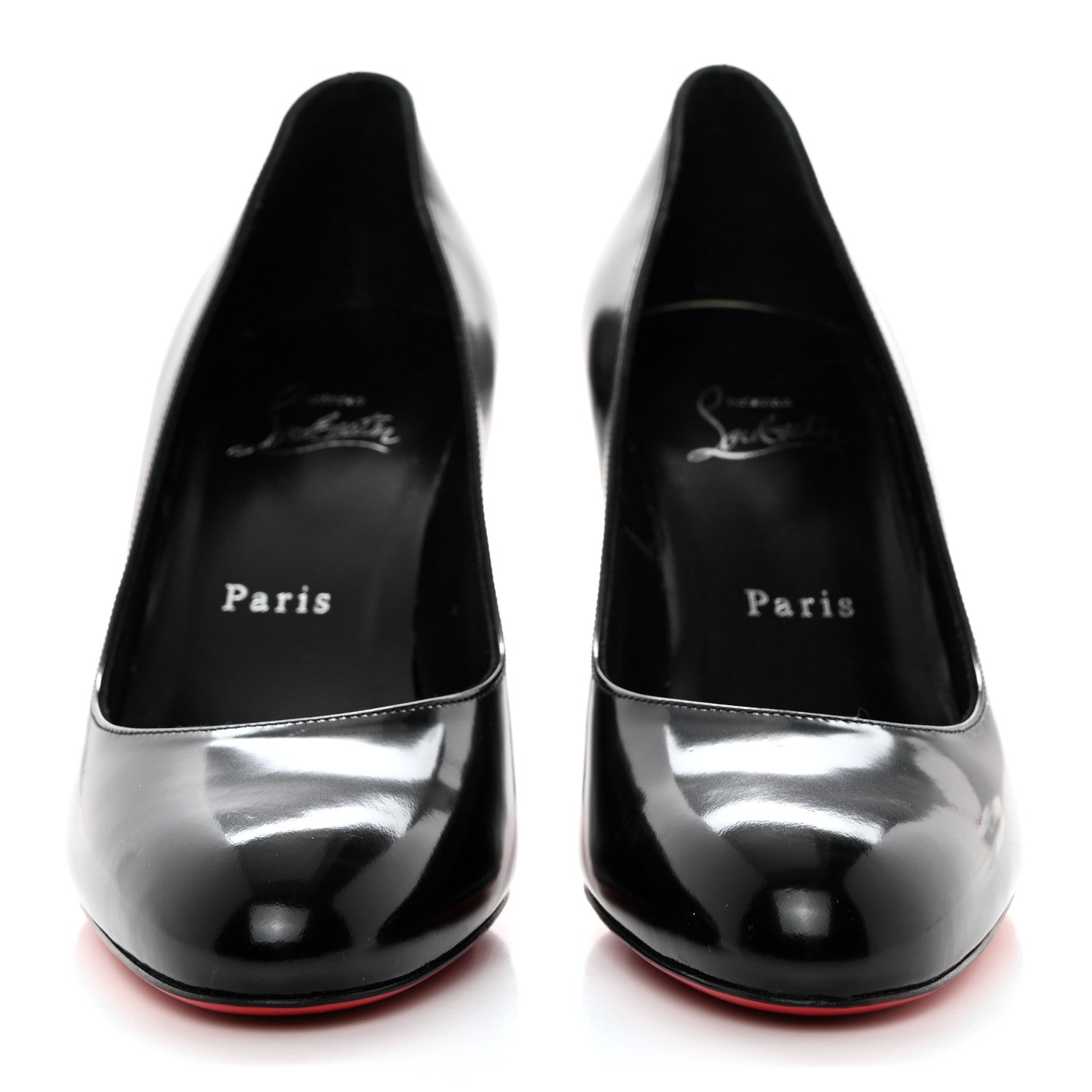 Christian Louboutin Patent Fifi 85 Pumps 37.5 Black 2 of 7