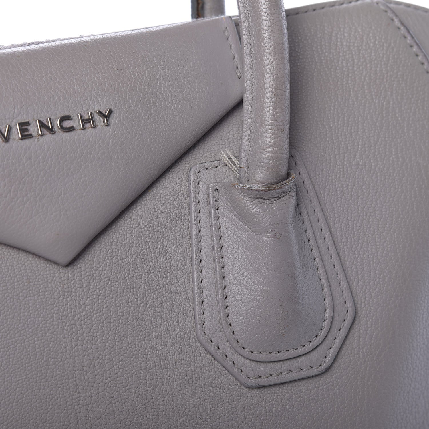 Givenchy Sugar Goatskin Medium Antigona Pearl Grey 9 of 32