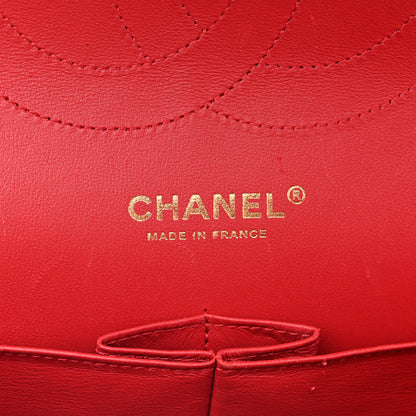 Chanel Caviar Quilted Jumbo Double Flap Red 6 of 14