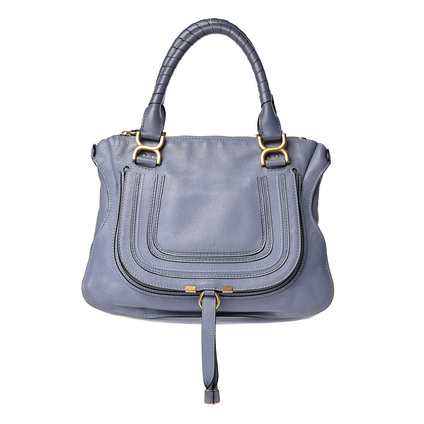 Calfskin Medium Marcie Satchel Street Blue