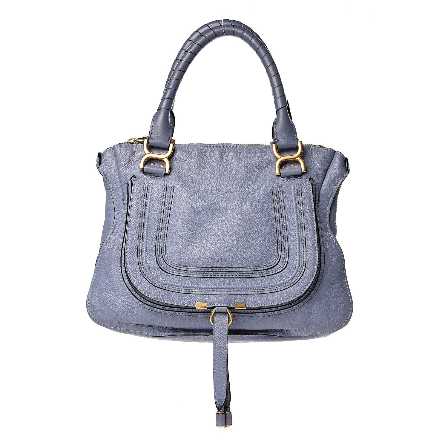 Chloe Calfskin Medium Marcie Satchel Street Blue 1 of 10