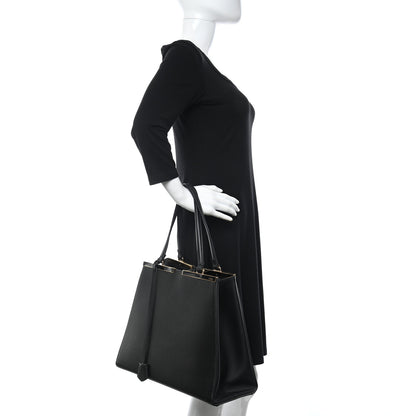 Fendi Vitello Elite Large 3Jours Tote Black 2 of 12