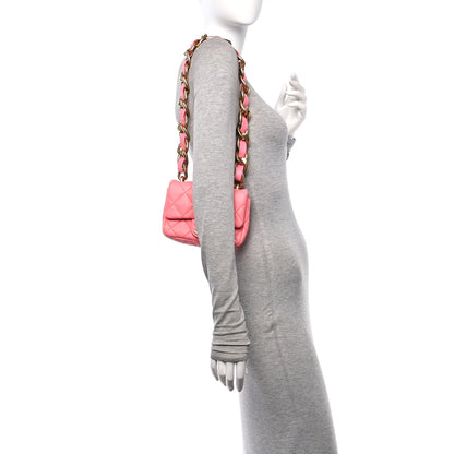 Chanel Lambskin Quilted Mini Funky Town Flap Pink 2 of 10