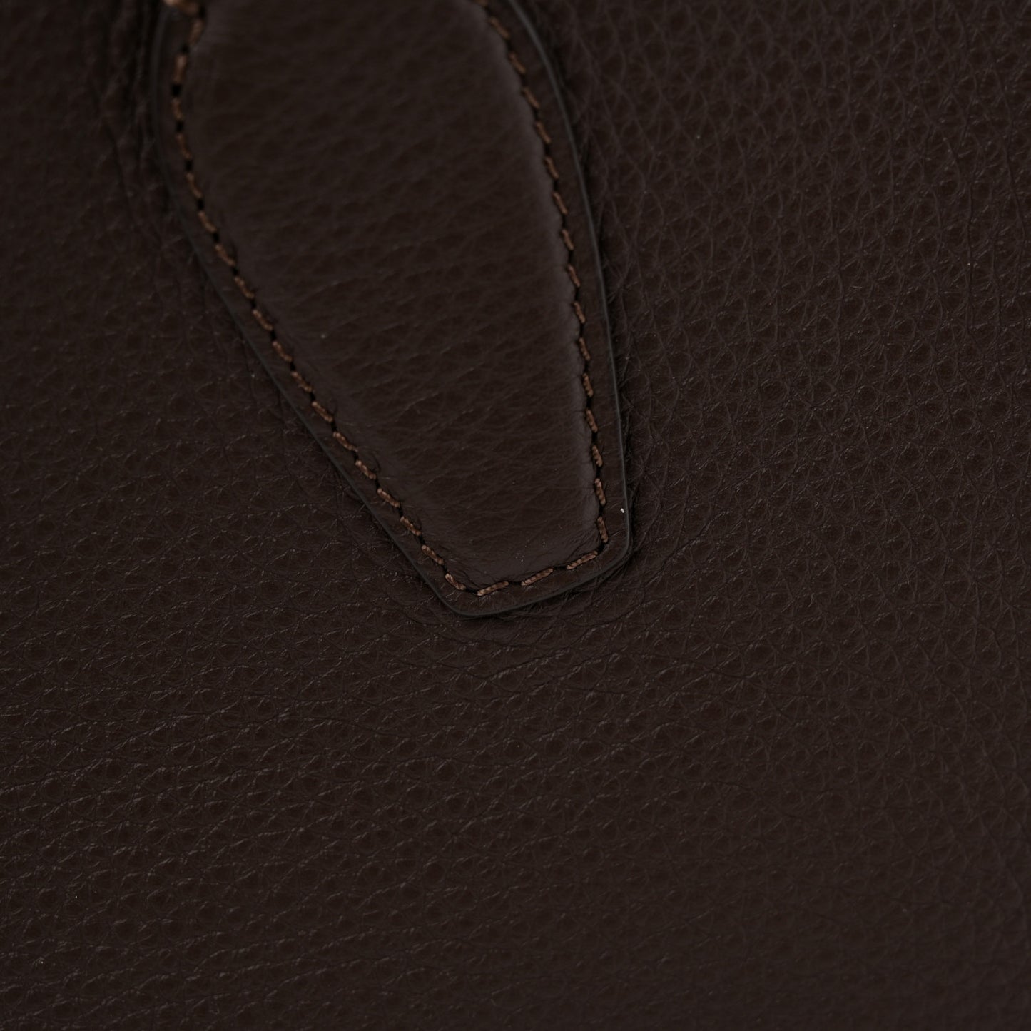 Grained Calfskin EW India Deep Brown