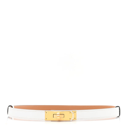 Hermes Epsom Kelly Belt White 1 of 4