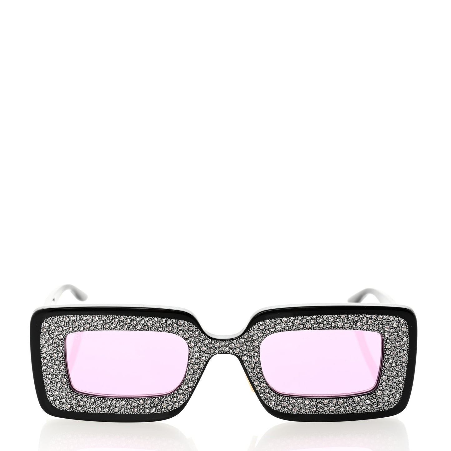 Acetate Crystal Hollywood Forever Sunglasses GG0974S Black
