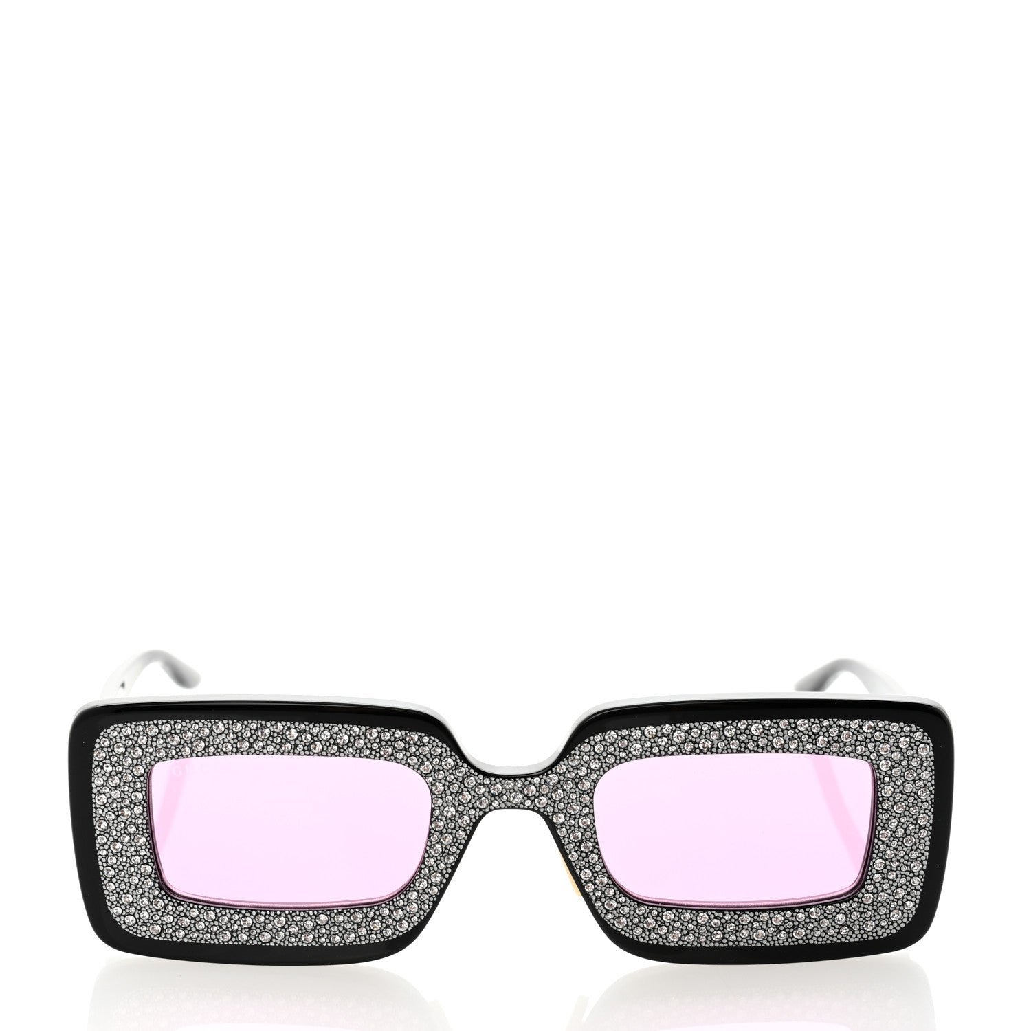 Gucci Acetate Crystal Hollywood Forever Sunglasses GG0974S Black 2 of 8