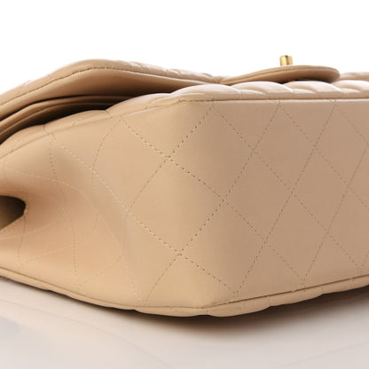 Chanel Lambskin Quilted Jumbo Double Flap Beige Clair 5 of 8