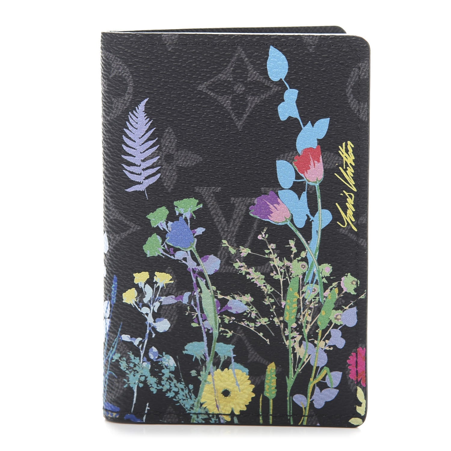 Louis Vuitton Monogram Eclipse Flower Print Pocket Organizer NM 1 of 6