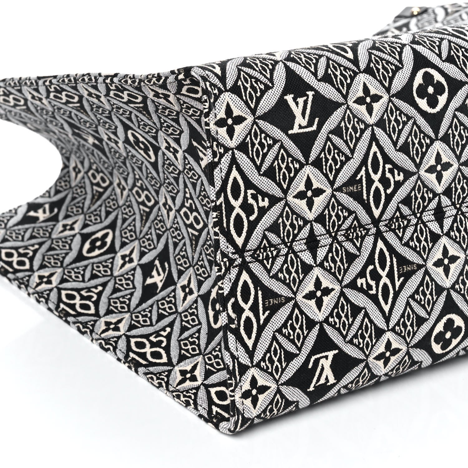 Louis Vuitton Jacquard Since 1854 Onthego GM Grey 8 of 13