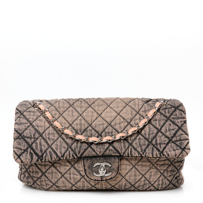Chanel Denim Quilted Denimpression Flap Rose Clair 1 of 11