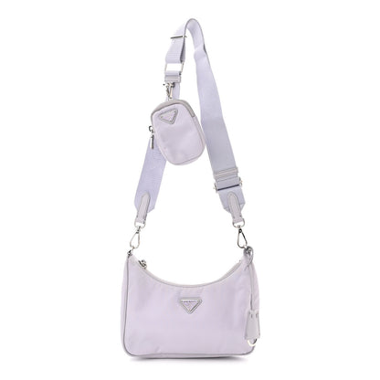 Prada Re-Nylon Saffiano Re-Edition 2005 Shoulder Bag Glicine 1 of 10