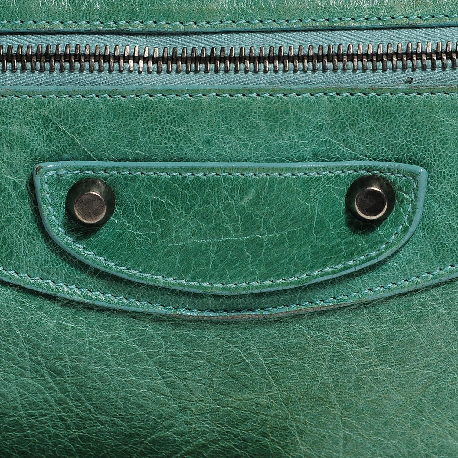 Balenciaga Chevre Classic Hardware Twiggy Seafoam 12 of 14