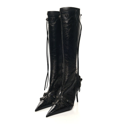 Balenciaga Agneau Arena Cagole 90mm Boots 41 Black 3 of 8