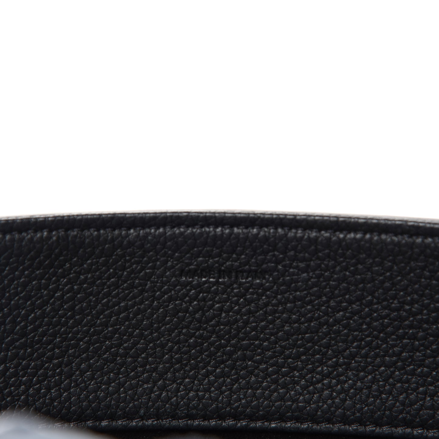 Supple Grained Calfskin Medium Soft 16 Bag Black