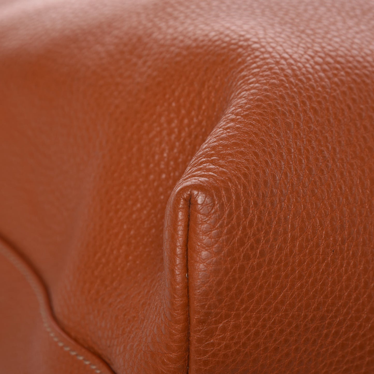 Vitello Daino Shopping Tote Rame