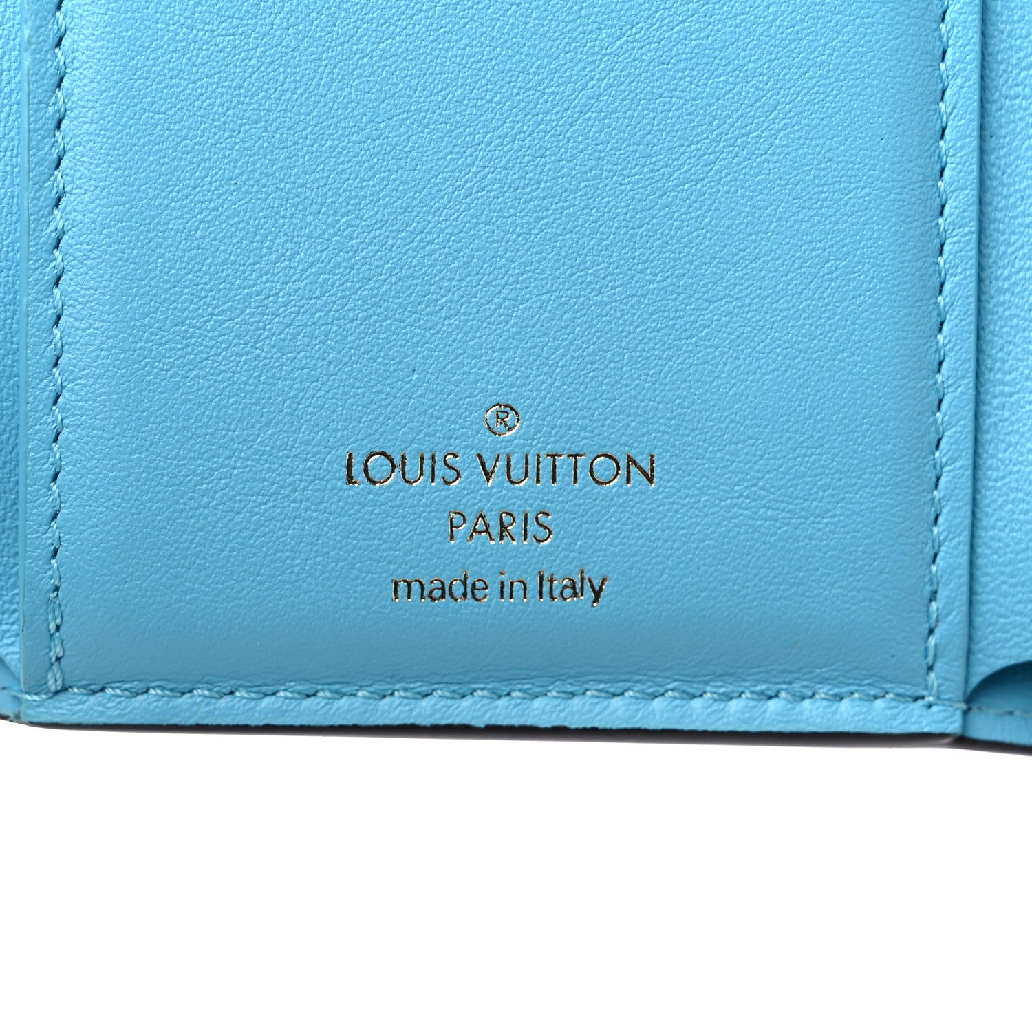 Louis Vuitton Smooth Calfskin LV Pont 9 Compact Wallet Creme 6 of 8