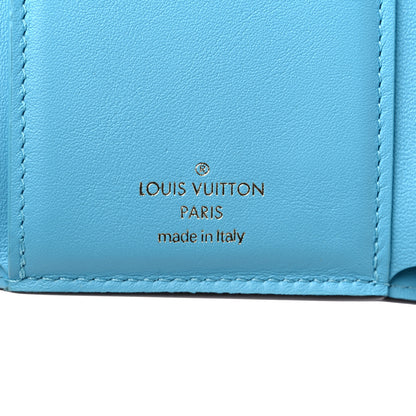 Louis Vuitton Smooth Calfskin LV Pont 9 Compact Wallet Creme 6 of 8