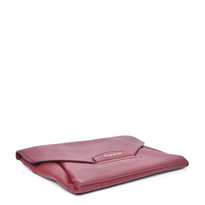 Givenchy Sugar Goatskin Medium Antigona Envelope Clutch Raspberry 4 of 7